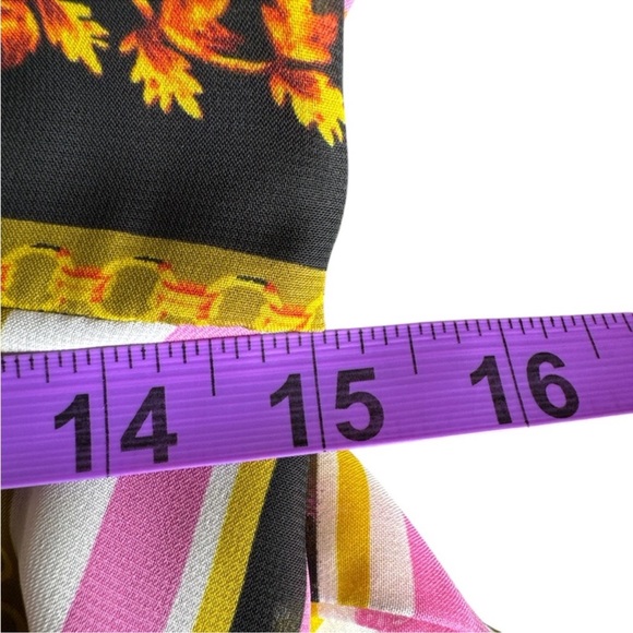 ECI NEW YORK Long Sleeve Floral Patchwork Print Midi Dress, Size 8. - Picture 10 of 11